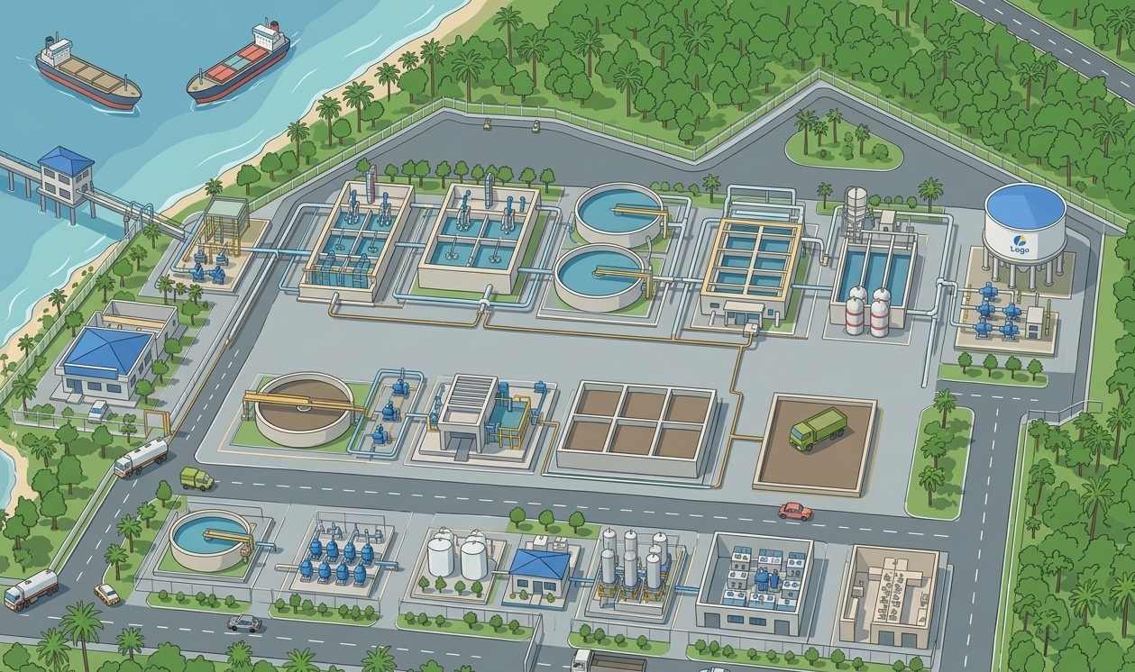 Water Treatment Process Map